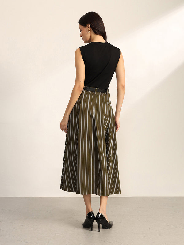 Heirloom Midi Dress With Belt