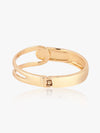 Kazo Aurix Gold Overlap Bangle Bracelet