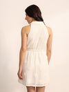 Ball Blanc Mini Dress With Belt
