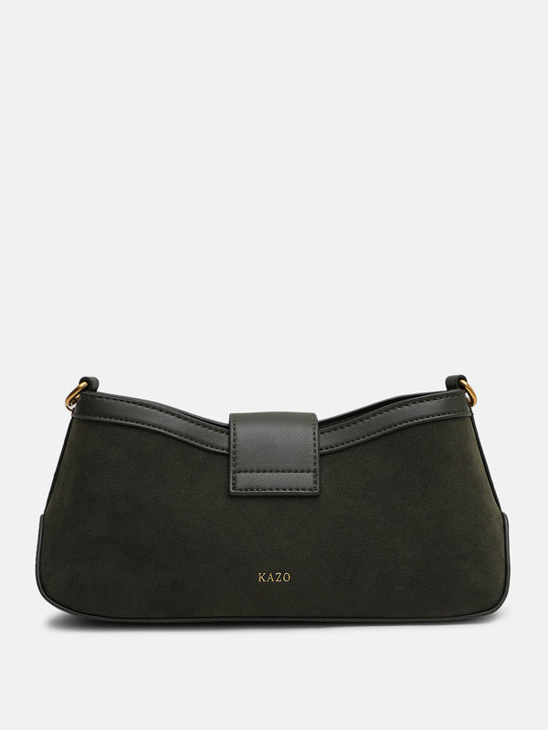 Kazo Aurelian Suede Shoulder Bag