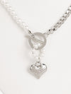 Pearl Chain With Dainty Charms Necklace