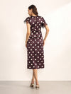 Spotty Midi Dress