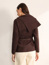 Matte Jacket With Belt