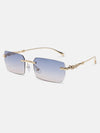 Soho Sleek Metal Frame Sunglasses