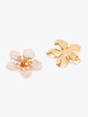 Kazo Floral Pearl Stud Earrings