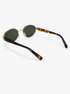 Muse Oval Metal Sunglasses