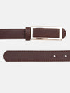 Elongated Buckle Thin Belt