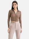 Cropped Ruched Top