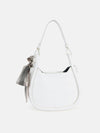 Croc-Textured Handheld Bag