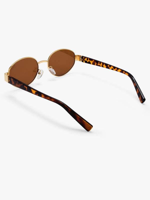 Muse Oval Metal Sunglasses