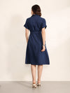 Concord Midi Dress With Belt