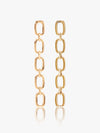 Chained Elegance Drop Earrings