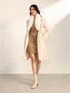 Glamour Overcoat With Removable Fur
