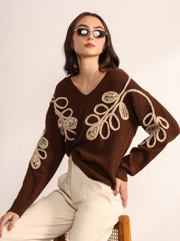 Mahongany Sweater