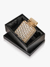 Crystal Studded Flask Clutch