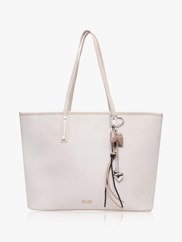 Ovrin Bow And Heart Bag Charm