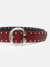 Studded Statement Broad Belt