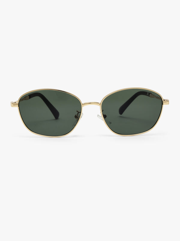 Round Haze Metal Sunglasses