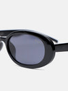 Soft Sculpt Oval Sunglasses
