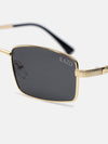 Linear Luxe Rectangle Sunglasses