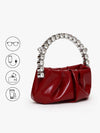 Kazo Rhinestone Mini City Glaze Clutch