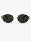 Muse Oval Metal Sunglasses