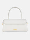 Solid Sling Bag With Twist Lock Closure