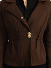 Potting Soil Peplum Jacket
