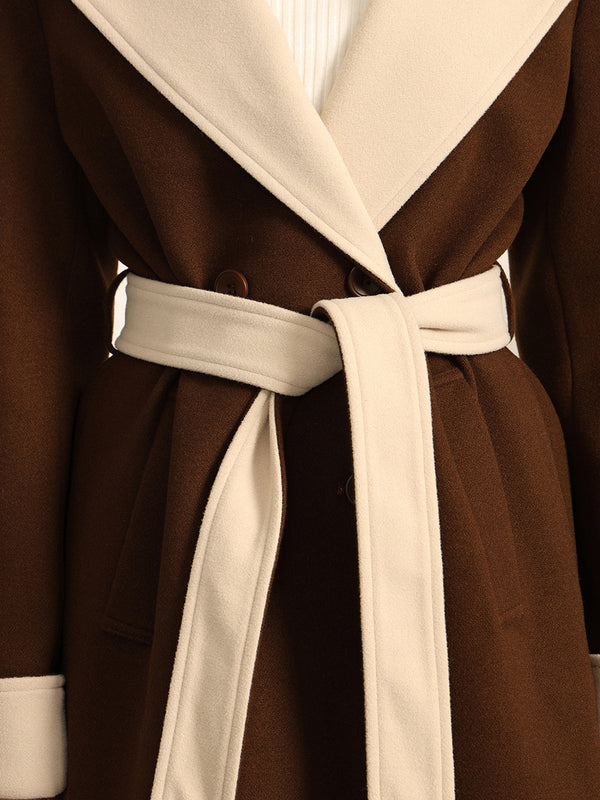 Dialouge Overcoat With Hood