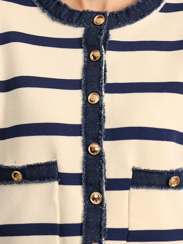 Chambray Cardigan