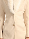 Glamour Overcoat With Removable Fur