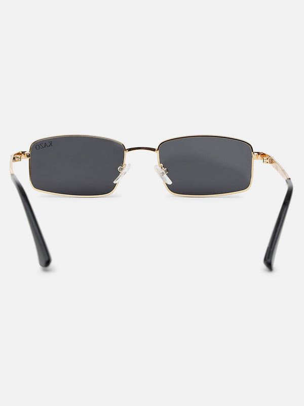 Linear Luxe Rectangle Sunglasses