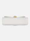 Solid Sling Bag With Twist Lock Closure