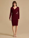 Winter Midi DressWith Glam Buckle