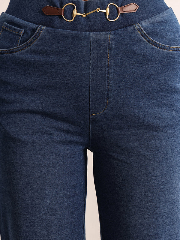 Denim Straight Jeggings