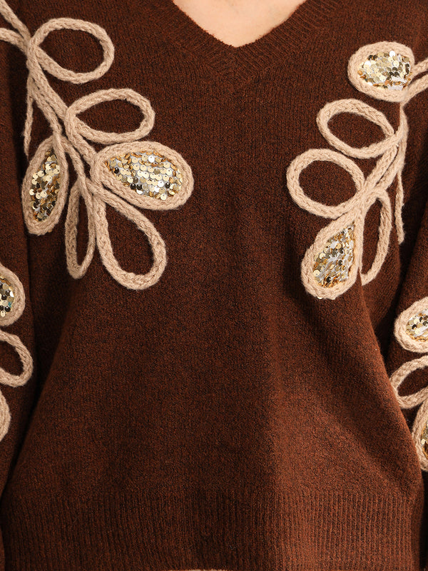 Mahongany Sweater