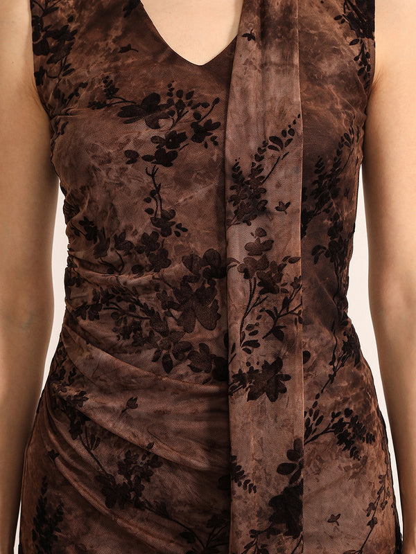 Marianne Maxi Dress With Stole
