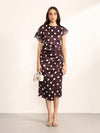 Spotty Midi Dress