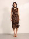 Marianne Maxi Dress With Stole