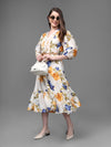 Shalom Midi Dress With Belt