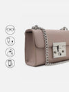 Mesmerize Gold Lock Sling Bag