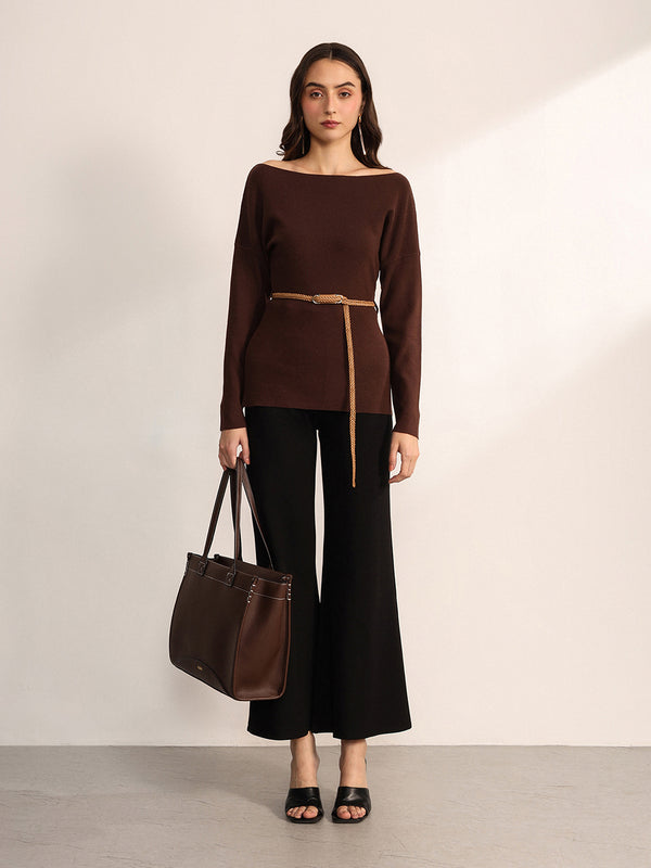Mulled Winter Top With Belt