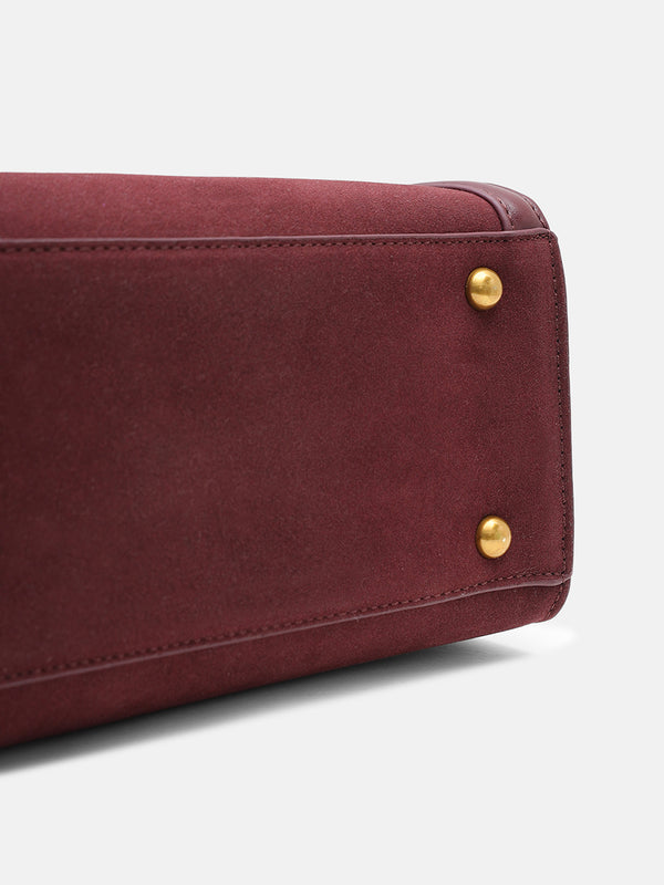 Kazo Aurelian Suede Top Handle Bag