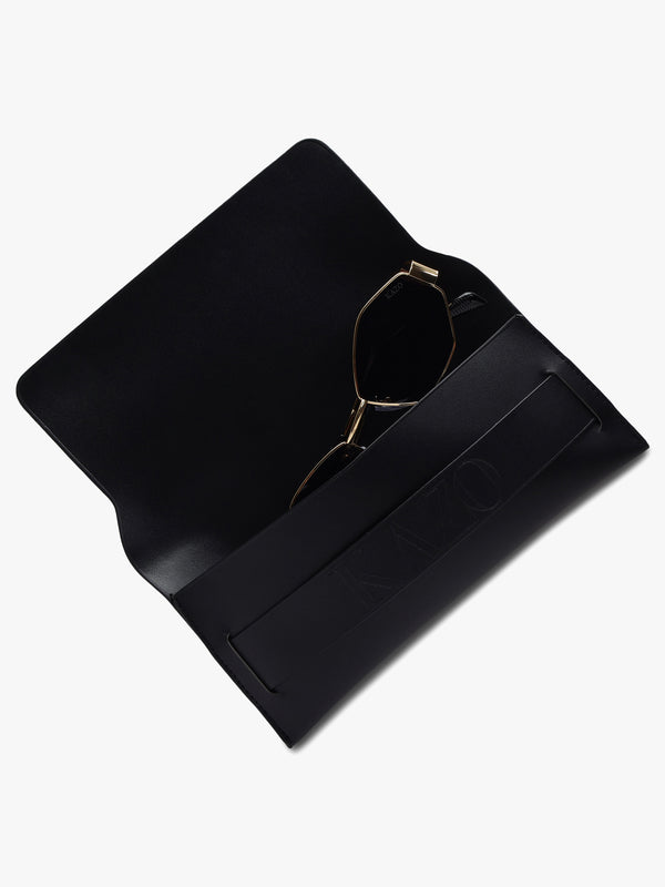 Geometric Metal Frame Sunglasses