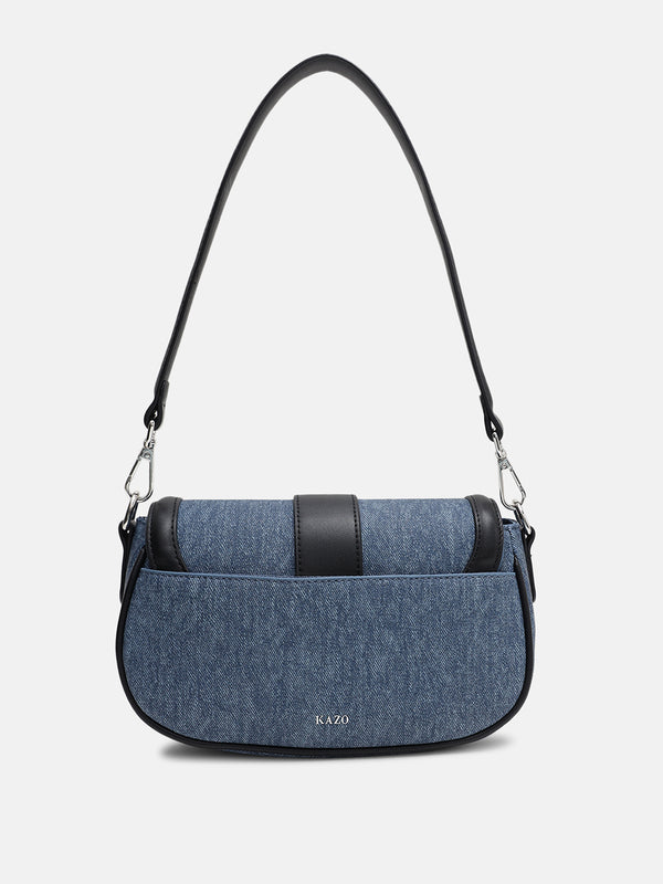 Kazo Arla Denim Shoulder Bag