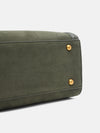Kazo Aurelian Suede Top Handle Bag