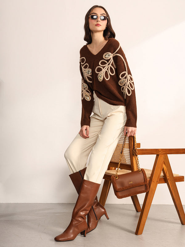 Mahongany Sweater