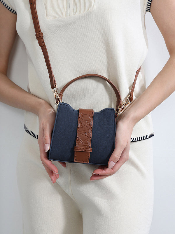 Kazo Zuri Denim Mini Bag