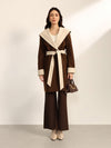 Dialouge Overcoat With Hood