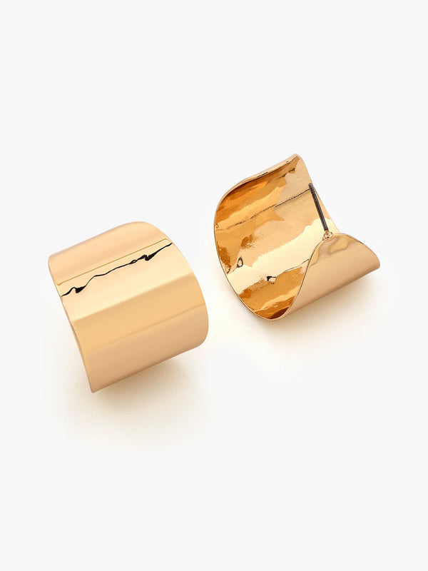 Gleam Ring Hoop Earrings